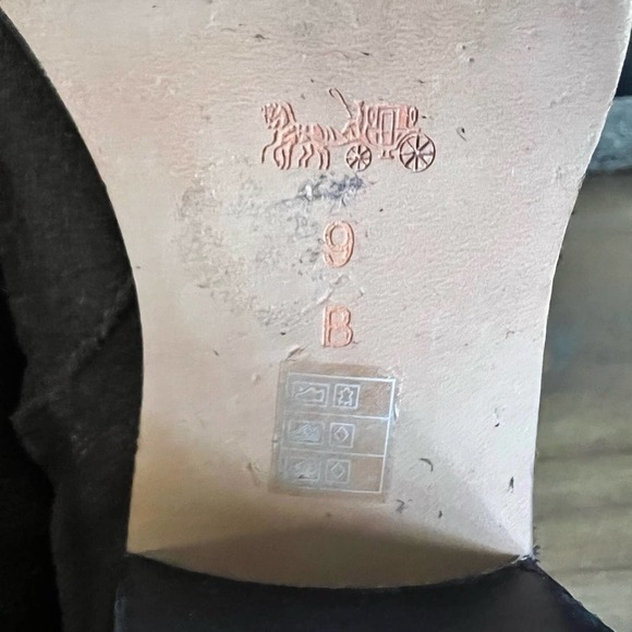 Coach Patricia Suede Ankle Boots Size 9 - Picture 7 of 10